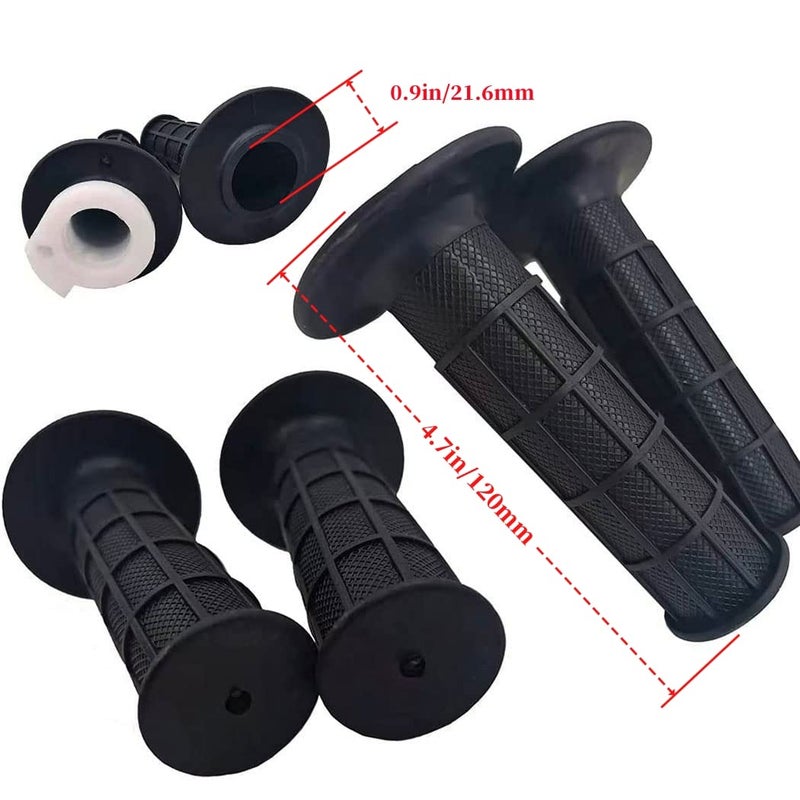 Aniro Moto Throttle Cable + Handle Bar Throttle Grips Grip + Throttle Housing Clamp for 50cc 90cc 110cc 125cc 140cc 200cc 250cc 4-stroke Dirt Bike Quad ATV Pit Bike Mini Pocket bike - Image 3
